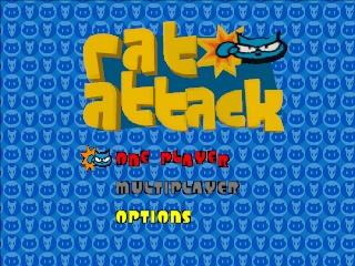 Rat Attack title screen for Nintendo 64